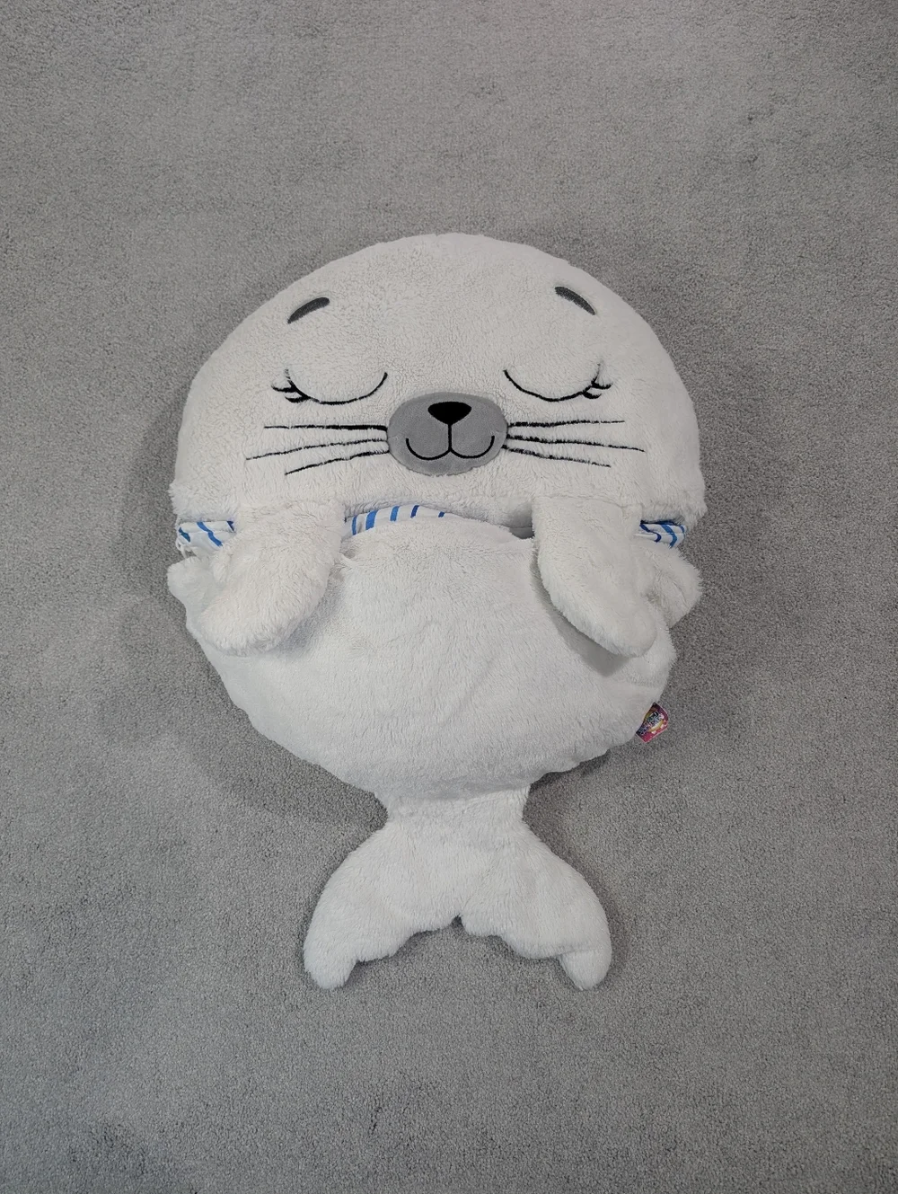 Happy Nappers‎ Sammy the Seal 2-in-1 Plush Pillow & Sleeping Bag | Medium